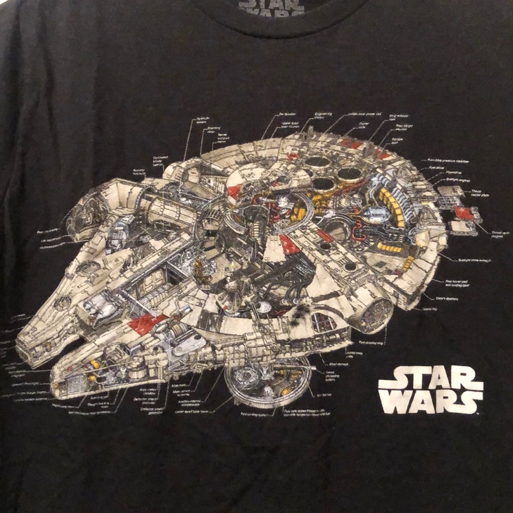 Unique Star Wars Millennium Falcon T-shirt